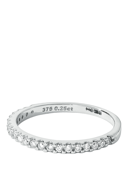 Created Brilliance Odette White Gold Lab Grown Diamond Ring, Silver - view 2, White Gold
