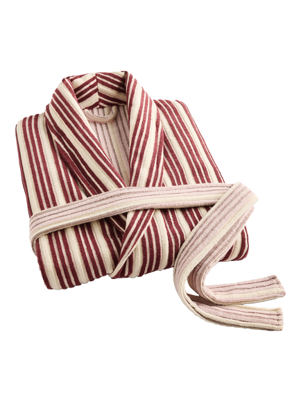 Christy Darwin Unisex Bath Robe, Blackberry & Rose
