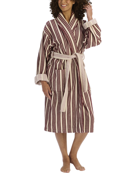 Christy Darwin Unisex Bath Robe - view 2, Blackberry & Rose