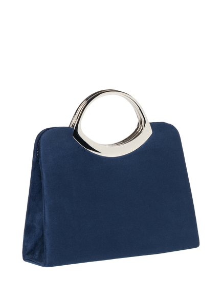 Paradox London Deya Top Handle Bag, Navy - view 2, Navy