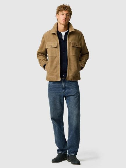 Rodd & Gunn Waitomo Cave Suede Leather Jacket, Taupe - view 2, Taupe