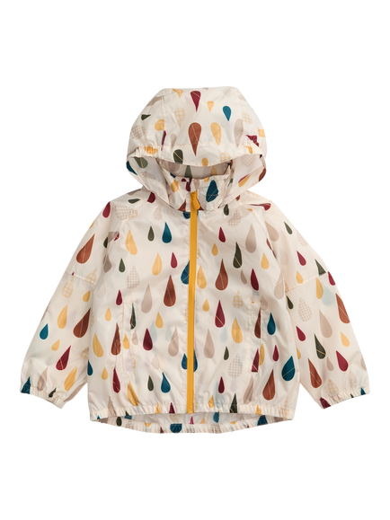 MORI Kids' Wellie Hooded Pack Away Jacket, Multi, Multi