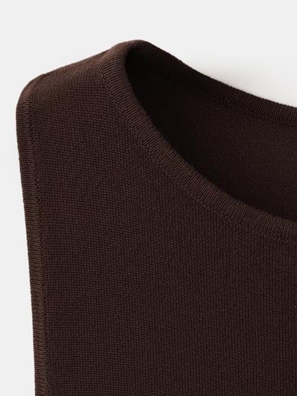 Mango Midi Wrap Dress, Brown - view 2, Brown