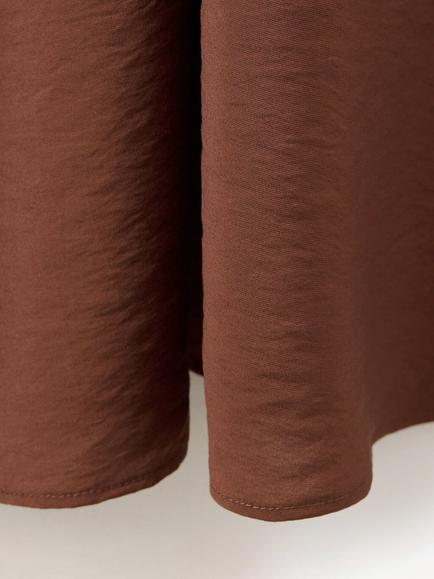 Mango A-Line Midi Dress - view 2, Chocolate