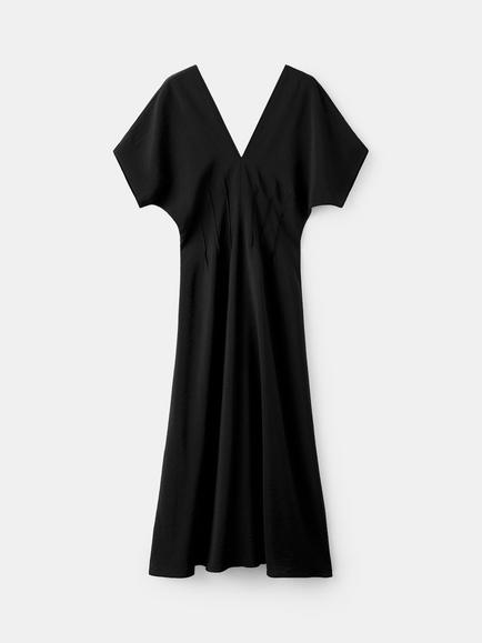 Mango A-Line Midi Dress, Black