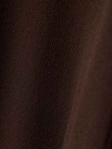 Mango Wide Leg Trousers, Chocolate - view 2, Chocolate