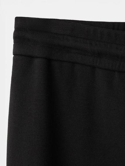 Mango High Rise Wide Leg Trousers, Black - view 2, Black