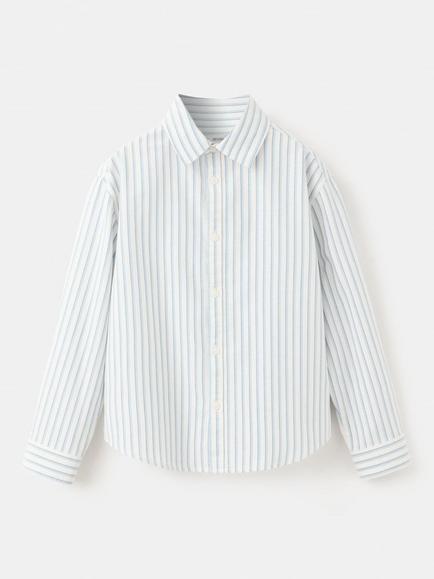 Mango Kids' Camisa Long Sleeve Cotton Shirt, Blue, Blue