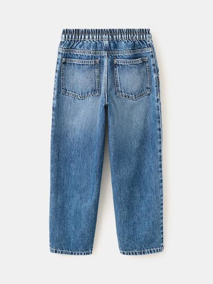 Mango Kids' Tejano Mid-Rise Jeans, Blue - view 2, Blue
