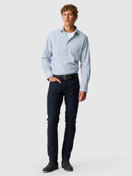Rodd & Gunn Edbrooke Hill Original Fit Cotton Shirt, Sky - view 2, Sky