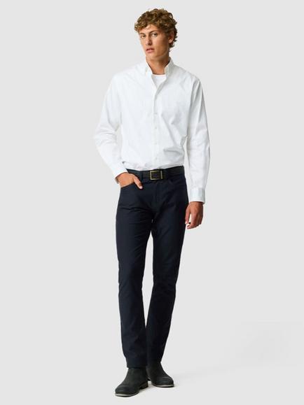 Rodd & Gunn Freshford Sports Fit Cotton Shirt, Snow - view 2, Snow
