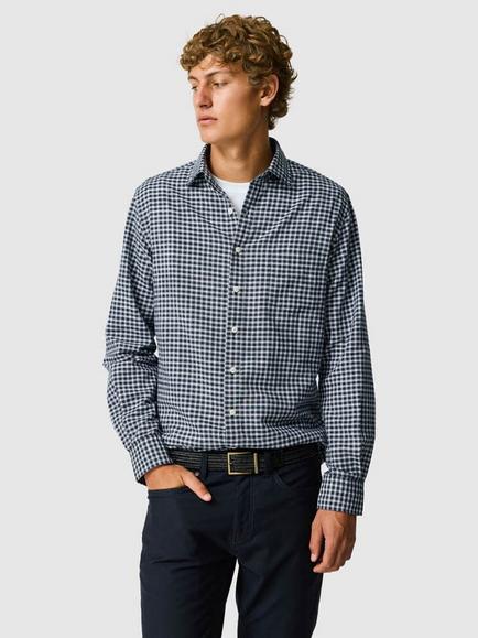 Rodd & Gunn Mckerrow Sports Fit Cotton Shirt, Royal, Royal