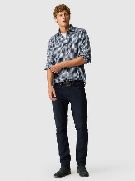 Rodd & Gunn Mckerrow Sports Fit Cotton Shirt, Royal - view 2, Royal