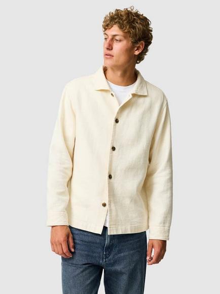 Rodd & Gunn Newland Pass Cotton Regular Fit Overshirt, Natural, Natural
