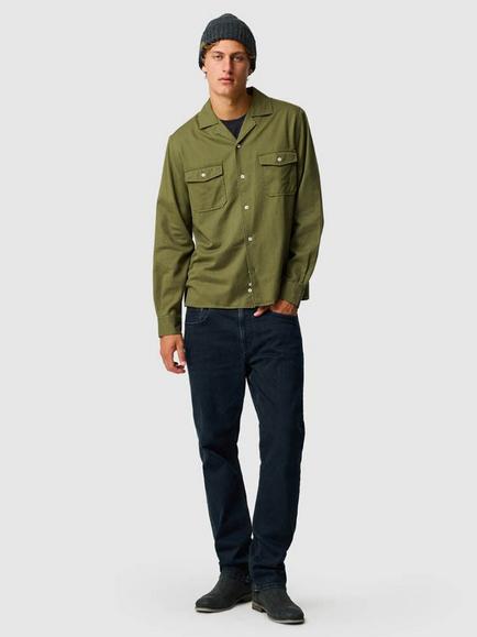 Rodd & Gunn Salt Lake Tencel Blend Regular Fit Overshirt, Moss - view 2, Moss