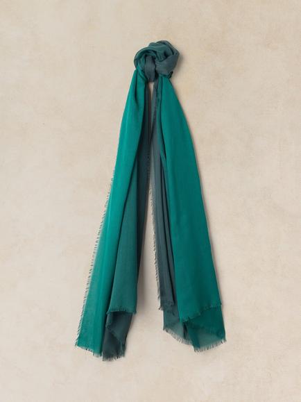 White Stuff Penny Ombre Scarf, Bright Green, Bright Green