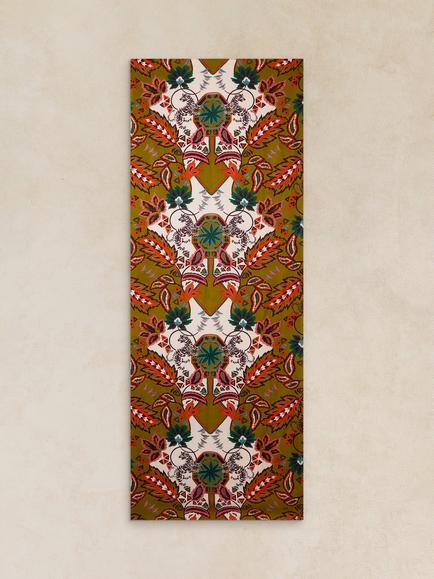 White Stuff Sophie Floral Scarf, Yellow/Multi - view 2, Yellow/Multi
