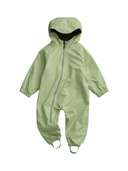 KIDLY by MORI Baby Hooded Puddlesuit, Sage Green, Sage Green