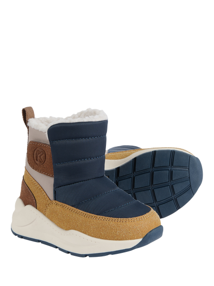 KIDLY by MORI Kids' Quilted Snow Boots, Blue - view 2, Blue