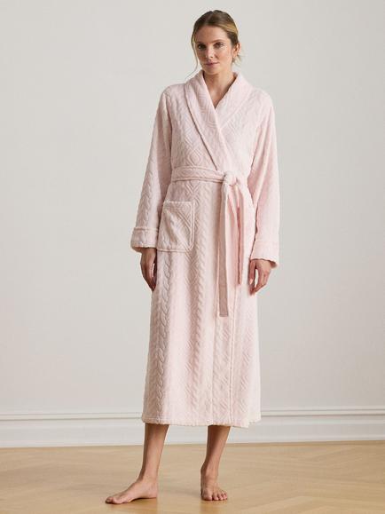 Lauren Ralph Lauren Shawl Dressing Gown, 680 Pink