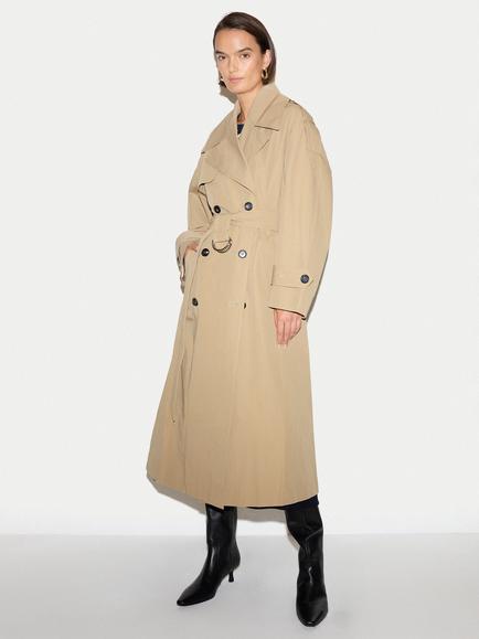 Jigsaw Nelson Trench Coat, Stone, Stone