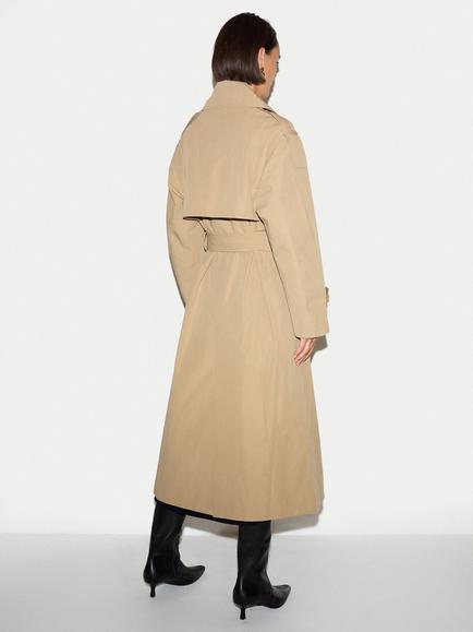 Jigsaw Nelson Trench Coat, Stone - view 2, Stone