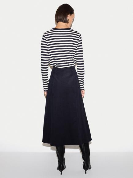Jigsaw Baby Corduroy Midi Skirt - view 2, Navy