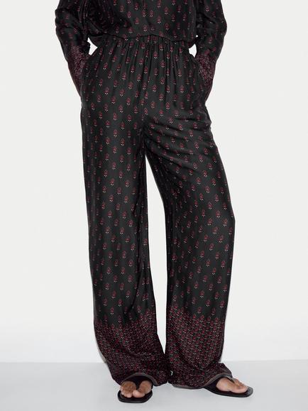 Jigsaw Geo Foulard Trouser, Black, Black