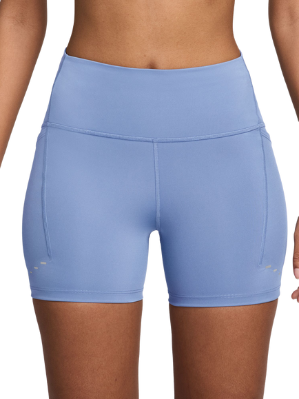 Nike Swift High Waisted Tight Run Shorts, Blue, 
