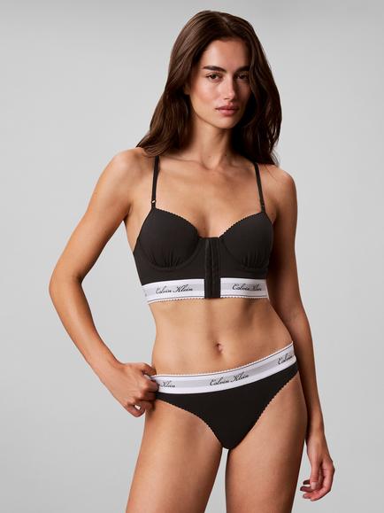 Calvin Klein Icon Lightly Lined Bralette, Black, Black