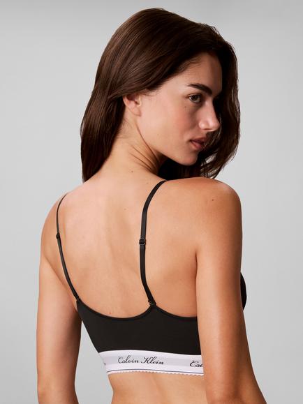 Calvin Klein Icon Lightly Lined Bralette, Black - view 2, Black