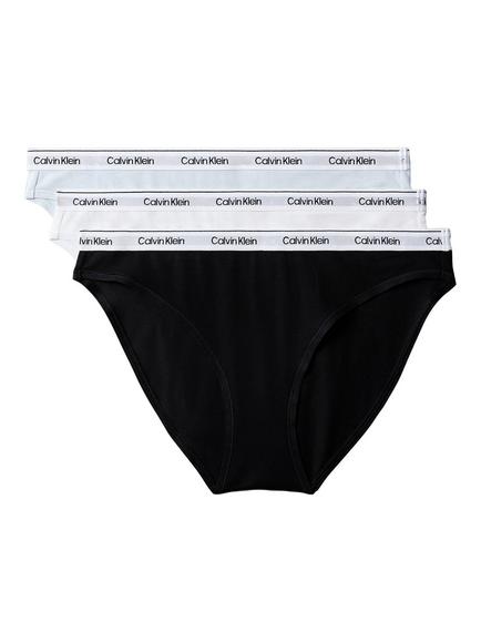 Calvin Klein Icon Logo Bikini Knickers, Pack of 3, Multi, Multi