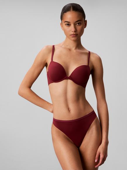 Calvin Klein Perfectly Fit Thong, Red - view 2, Red