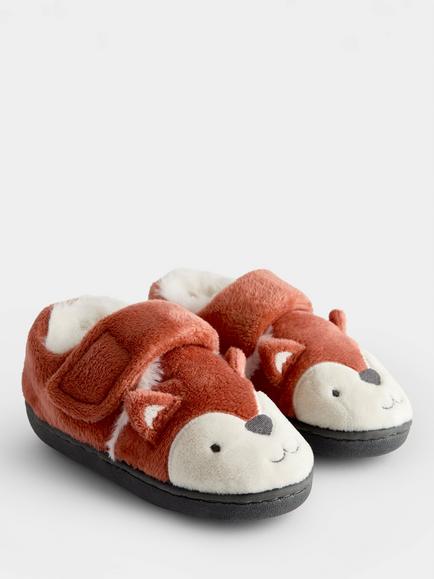JoJo Maman Bébé Baby Fox Slippers, Mid Orange, Mid Orange
