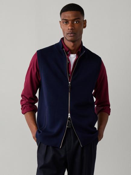 Hackett London Milano Merino Wool Gilet, Old Navy