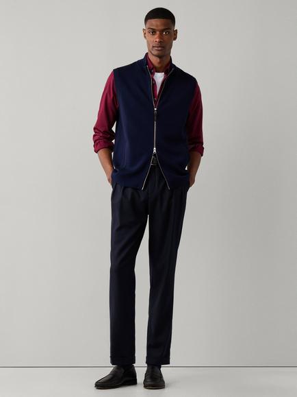 Hackett London Milano Merino Wool Gilet - view 2, Old Navy