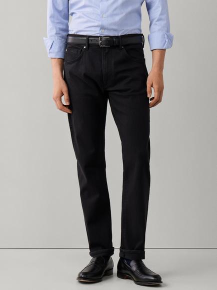 Hackett London Classic Fit Newburg Jeans, Black, Black