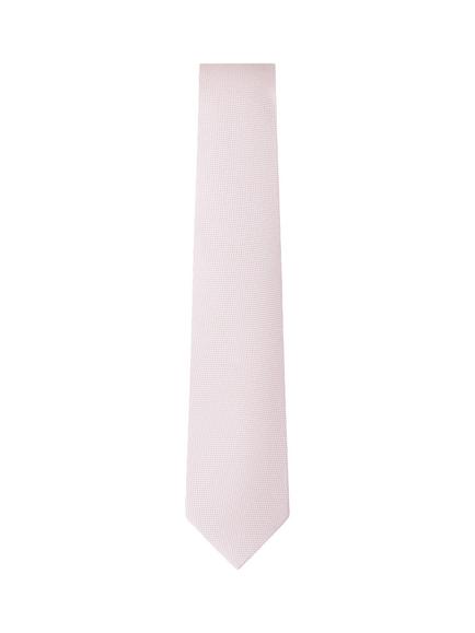 Hackett London Silk Textured Tie, Powder Pink