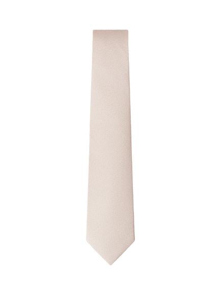 Hackett London Silk Textured Tie, Champagne Beige