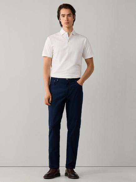 Hackett London Regular Fit Trinity Canvas 5 Pocket Trousers - view 2, Old Navy