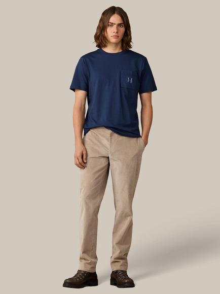 Hackett London Heritage Cotton Classic Fit Shadow Logo Pocket T-Shirt - view 2, Old Navy