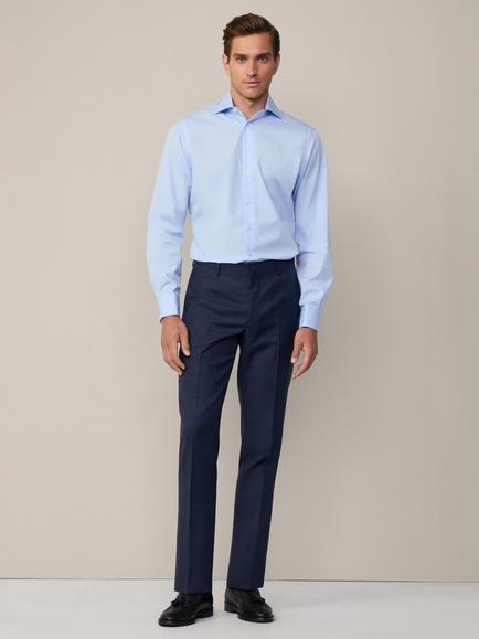 Hackett London Classic Fit Cotton Poplin Shirt, Sky Blue, Sky Blue