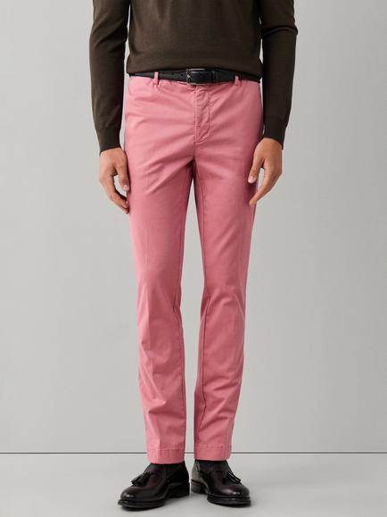 Hackett London Slim Fit Kensington Cotton Blend Chinos, Old Rose Pink