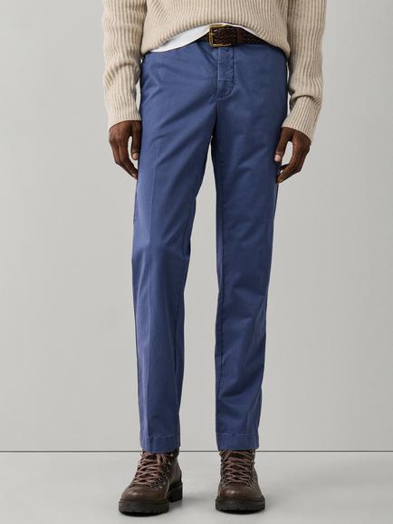 Hackett London Slim Fit Kensington Cotton Blend Chinos, Airforce Blue