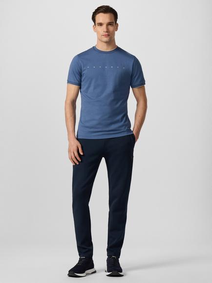 Hackett London Sport Cotton Classic Fit Branded T-Shirt, Eton Blue - view 2, Eton Blue