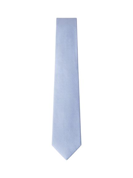 Hackett London Mini Dot Silk Tie, Light Blue