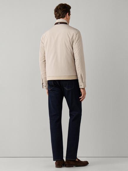 Hackett London Lightweight Windbreaker Jacket - view 2, Natural Beige