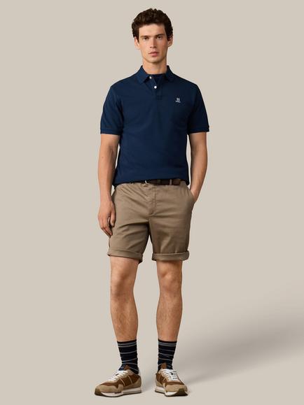 Hackett London Heritage Cotton Classic Fit Short Sleeve Branded Polo Top - view 2, Old Navy