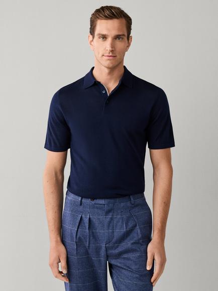 Hackett London Merino Wool Blend Polo Shirt, Old Navy
