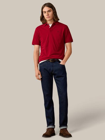 Hackett London Heritage Classic Fit Rinse Wash Jeans, Denim - view 2, Denim